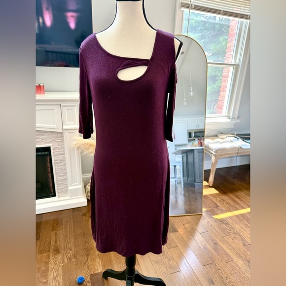 Super Soft 96% Modal 4 spandex Dress with 3/4 Sleeves - Picture 1 of 4